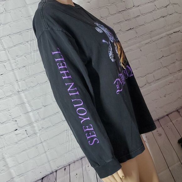 Diamond Supply Co. Long Sleeve Reaper See You in Hell Graphic Print Sleeves SZ M - Picture 9 of 11